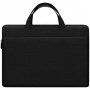 BUBM elegantna univerzalna torba za MacBook do 16" - črna