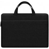 BUBM elegantna univerzalna torba za MacBook do 16" - črna