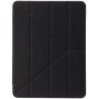 Etui s prosojno hrbtno stranjo in origami stojalom za iPad Pro 12,9" (2018-2022) - črna
