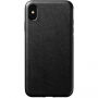 Nomad Rugged Usnjen etui ovitek za trajen Apple iPhone XS Max - črna