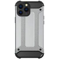 Super trpežna prevleka "Armor" za iPhone 15 Pro Max - srebro