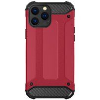 Super trpežna prevleka "Armor" za iPhone 15 Pro Max - rdeče