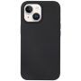 Silikonski pokrov za iPhone 15 Plus - črna
