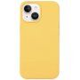 Silikonski pokrov za iPhone 15 Plus - rumena
