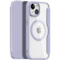 DUX DUCIS Skin X flip etui z MagSafe za iPhone 15 - vijolična