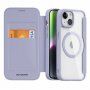 DUX DUCIS Skin X flip etui z MagSafe za iPhone 15 Plus - vijolična