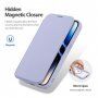 DUX DUCIS Skin X flip etui z MagSafe za iPhone 15 Pro - vijolična