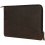 Decoded Waxed Slim usnjena torba za iPad Pro 12,9" / MacBook do 14" - rjava