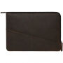 Decoded Waxed Slim usnjena torba za iPad Pro 12,9" / MacBook do 14" - rjava