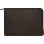 Decoded Waxed Slim usnjena torba za MacBook Pro 15" - rjava