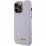 Guess Glitter Full Wrapped bleščeči ovitek za iPhone 15 Pro Max - vijolična