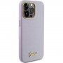 Guess Glitter Full Wrapped bleščeči ovitek za iPhone 15 Pro Max - vijolična