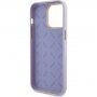 Guess Glitter Full Wrapped bleščeči ovitek za iPhone 15 Pro Max - vijolična