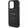 Guess Saffiano ovitek z MagSafe za iPhone 15 Pro - črna