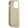 Guess Saffiano ovitek z MagSafe za iPhone 15 Pro Max - zlati