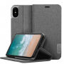 LAUT Apex Knit kovček za iPhone X - siva