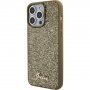 Guess Square Mirror Script Logo ovitek za iPhone 15 Pro Max - zlati