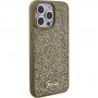 Guess Square Mirror Script Logo ovitek za iPhone 15 Pro Max - zlati