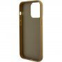 Guess Square Mirror Script Logo ovitek za iPhone 15 Pro Max - zlati