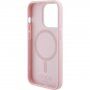 Guess G Cube ovitek z MagSafe za iPhone 15 Pro Max - roza
