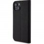 Karl Lagerfeld Saffiano Karl and Choupette NFT flip etui za iPhone 15 - črna