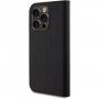 Karl Lagerfeld Saffiano Karl and Choupette NFT flip etui za iPhone 15 Pro - črna