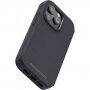 NJORD Leather flip etui z MagSafe za iPhone 14 Pro Max - temno siva
