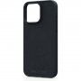 NJORD Suede ovitek z MagSafe za iPhone 15 Pro Max - temno siva