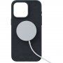 NJORD Suede ovitek z MagSafe za iPhone 15 Pro Max - temno siva