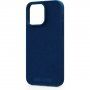 NJORD Suede ovitek z MagSafe za iPhone 15 Pro Max - temno modra