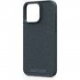 NJORD Fabric ovitek z MagSafe za iPhone 15 Pro Max - temno siva