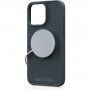 NJORD Fabric ovitek z MagSafe za iPhone 15 Pro Max - temno siva