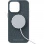 NJORD Fabric ovitek z MagSafe za iPhone 15 Pro Max - temno siva