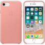 Originalna usnjena torbica Apple za iPhone 8/7 - bledo roza