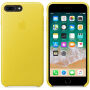 Originalna usnjena torbica Apple za iPhone 8 Plus / 7 Plus - pomlad rumeno