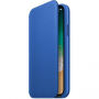 Originalna usnjena torbica Apple Folio za iPhone X - elektro modra