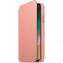 Originalna usnjena torbica Apple Folio za iPhone X - bledo roza
