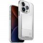 UNIQ Air Fender prozoren ovitek z žepom za kartice za iPhone 15 Pro Max - prozoren