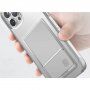 UNIQ Air Fender prozoren ovitek z žepom za kartice za iPhone 15 Pro Max - prozoren