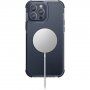 UNIQ Combat MagClick prozoren ovitek z MagSafe za iPhone 15 Pro Max - temno moder