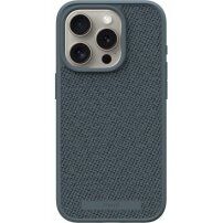 NJORD Fabric ovitek z MagSafe za iPhone 15 Pro Max - temno siva