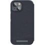 NJORD Leather flip etui z MagSafe za iPhone 14 - temno siva