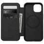 Nomad Modern Leather Folio flip etui z MagSafe za iPhone 15 - rjava