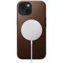 Nomad Modern Leather usnjeni ovitek z MagSafe za iPhone 15 - rjava