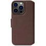 Decoded Detachable Wallet 2v1 odstranljiv flip etui za iPhone 14 Pro Max - rjava