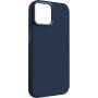 FIXED MagFlow silikonski etui z MagSafe za iPhone 15 - temno modra