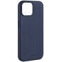 FIXED MagLeather usnjeni ovitek z MagSafe za iPhone 15 - temno modra