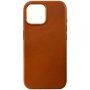 FIXED MagLeather usnjeni ovitek z MagSafe za iPhone 15 Plus - rjava