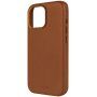 FIXED MagLeather usnjeni ovitek z MagSafe za iPhone 15 Plus - rjava