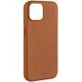 FIXED MagLeather usnjeni ovitek z MagSafe za iPhone 15 Plus - rjava